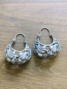 Antique Sterling Silver Earrings